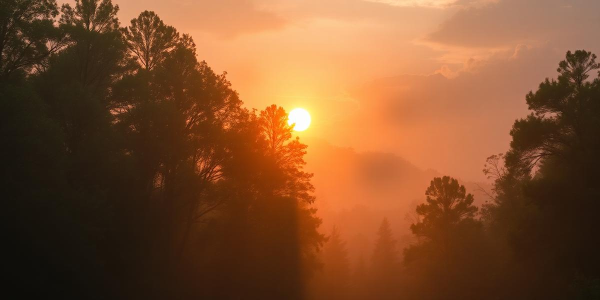 Sunrise forest